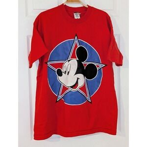 Vig Mickey Unlimited Jerry Leigh Red Graphic T-Shirt XL Single Stich Y2K Disney